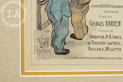 L’Escarmouche | Late 19th Century Henri-Gabriel Ibels Periodical Print