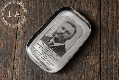 Antique Col. Albert Pope Paperweight