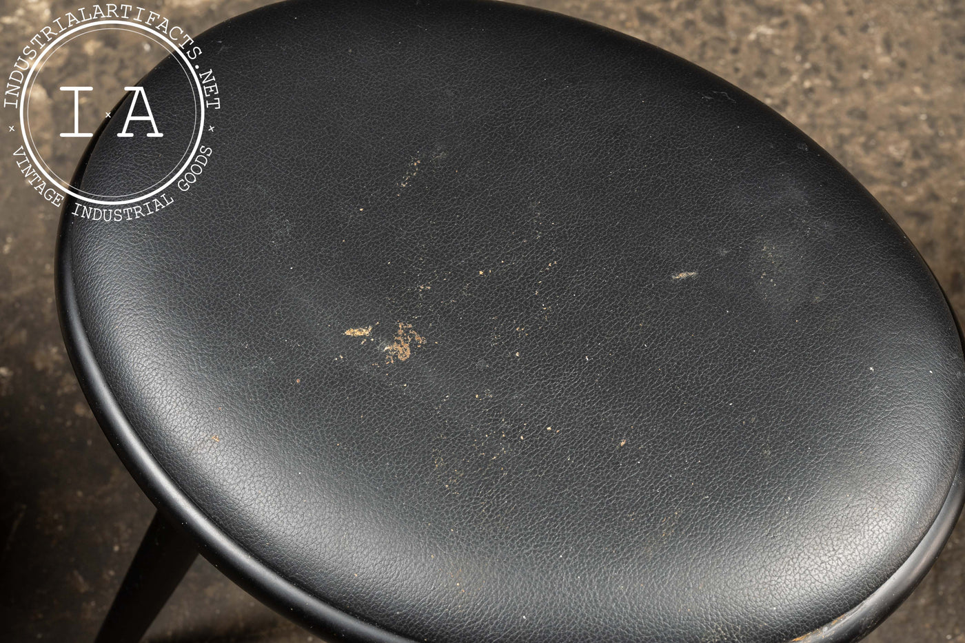 Pair of MCM Danish-Inspired Black Stools by Mater
