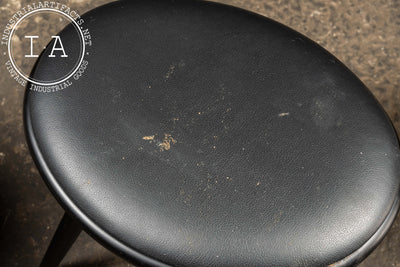 Pair of MCM Danish-Inspired Black Stools by Mater