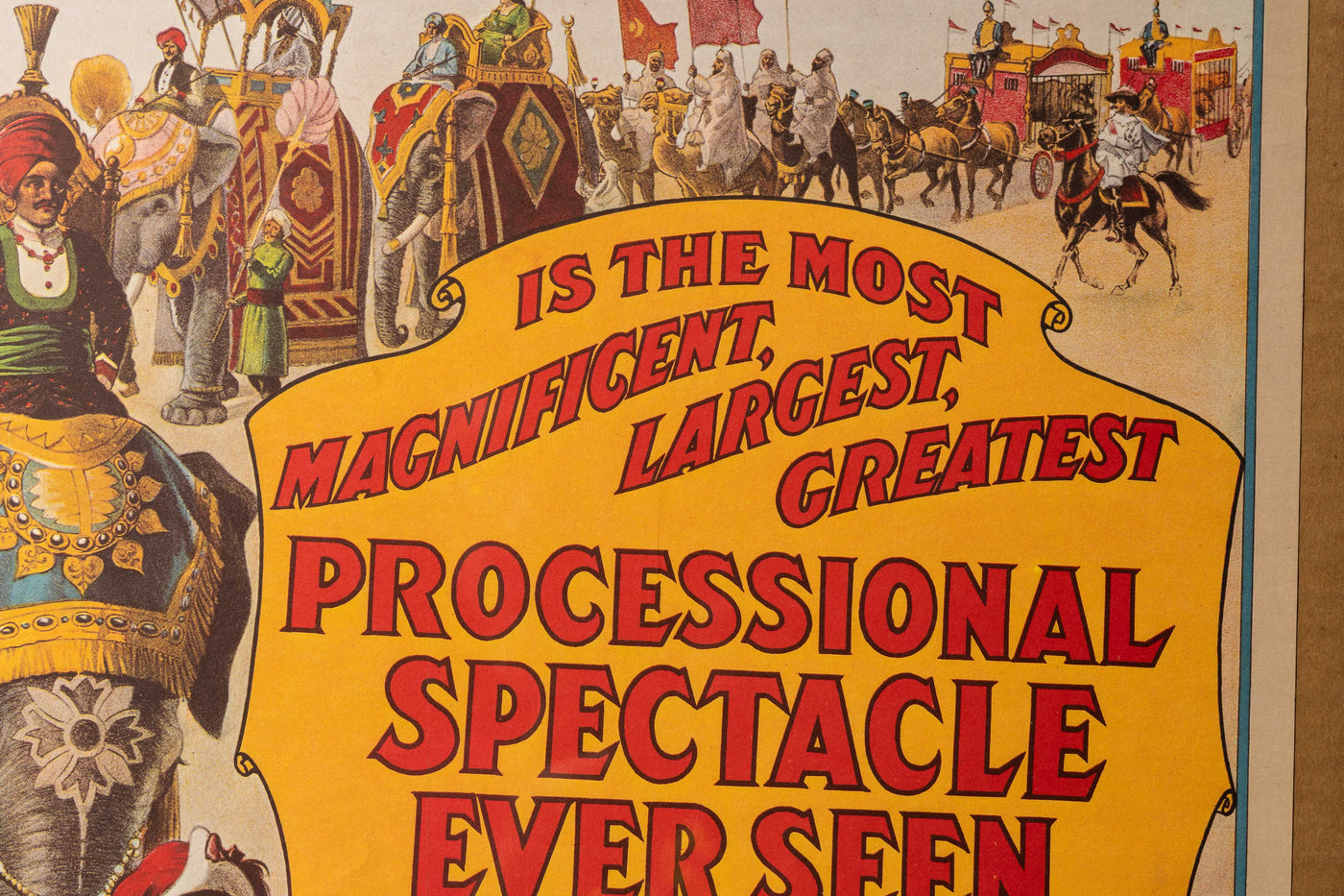 c. 1971 Barnum & Bailey Big Free Street Parade Poster