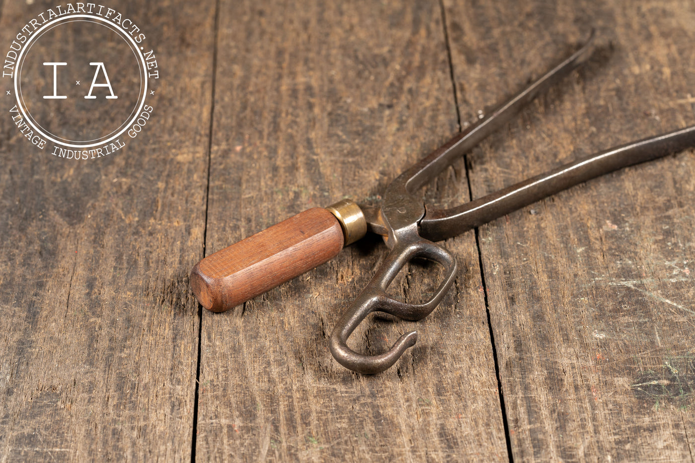 Late 19th Century C.M. Morrison Patent Stove Tongs