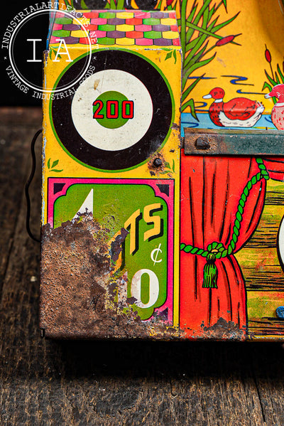 Vintage Wyandotte Model Shooting Gallery Tin Target Game