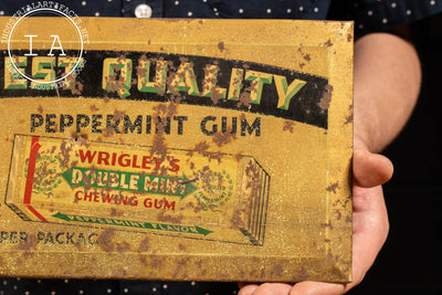 Vintage Wrigley's Double Mint Gum TOC Sign