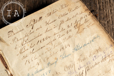 Mid-19th Century Swedish Devotional Bible by Anders Nohrborg