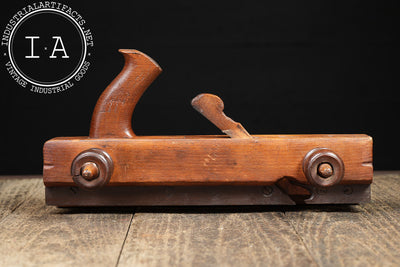 Antique Adjustable Wooden Tongue & Groove Plane