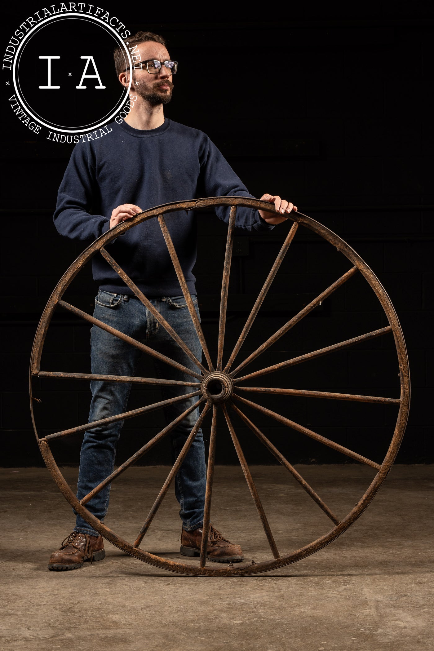 Early 20th Century Stagecoach Wheel