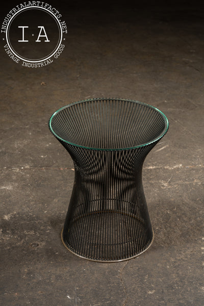 Mid-Century Warren Platner Wireframe Side Table by Knoll