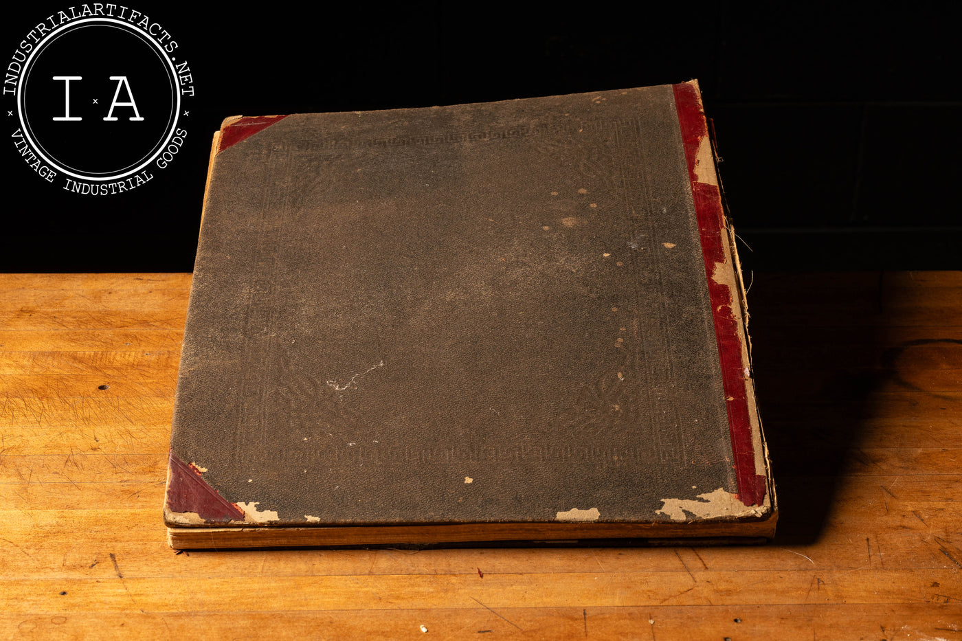 Early 20th Century Leather-Bound Standard Atlas of McHenry County, Illinois