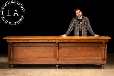 Early Oak General Store Counter