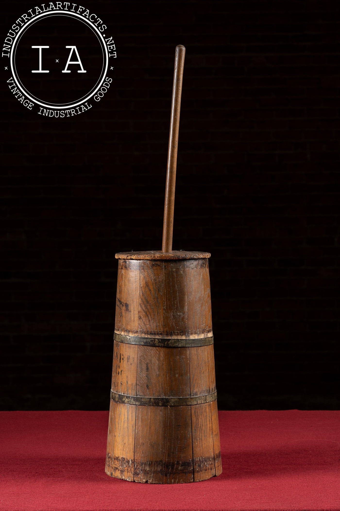 Early 20th Century No. 1 5-Gal. Butter Churn by Standard Churn