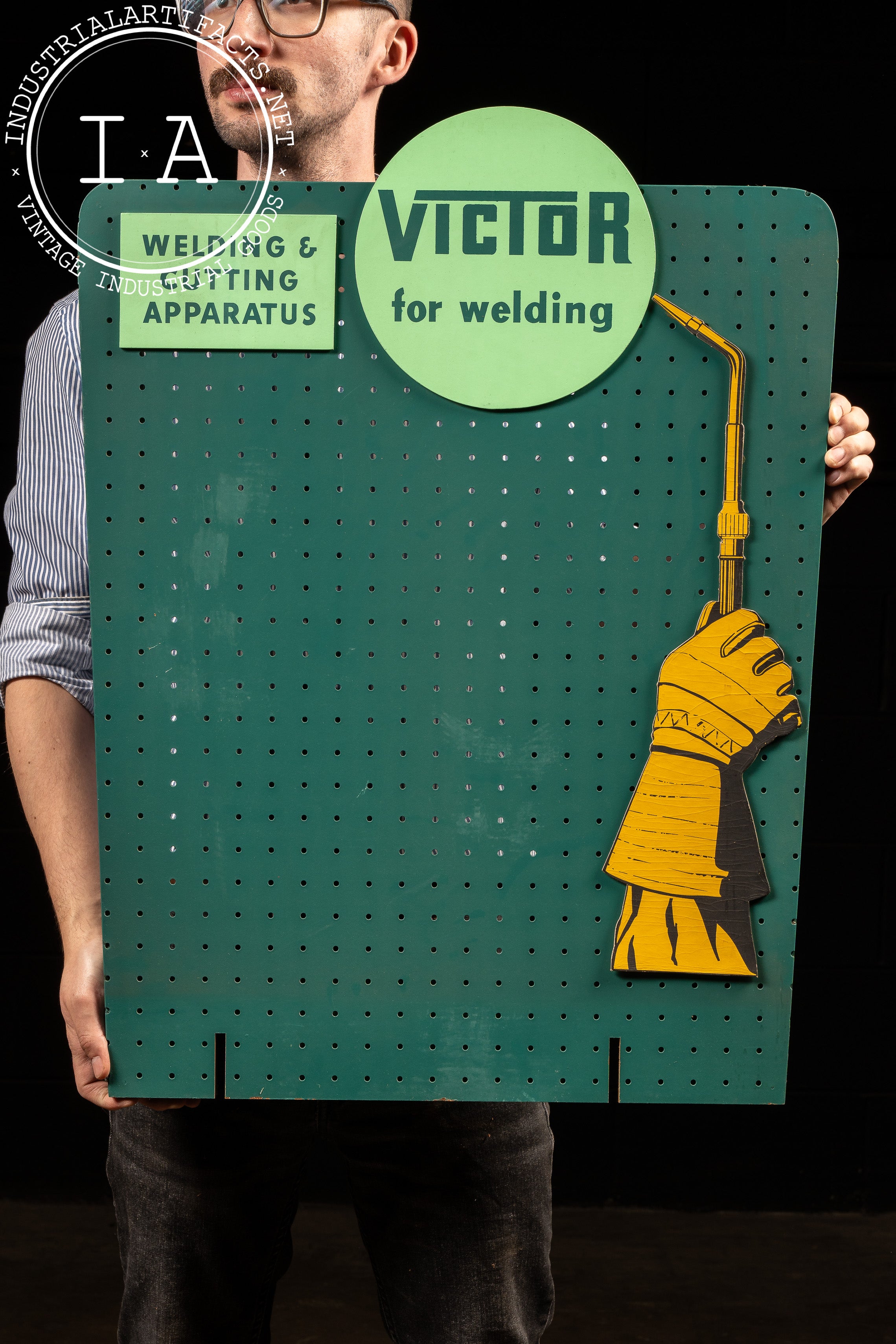 Vintage Victor Equipment Store Display – Industrial Artifacts