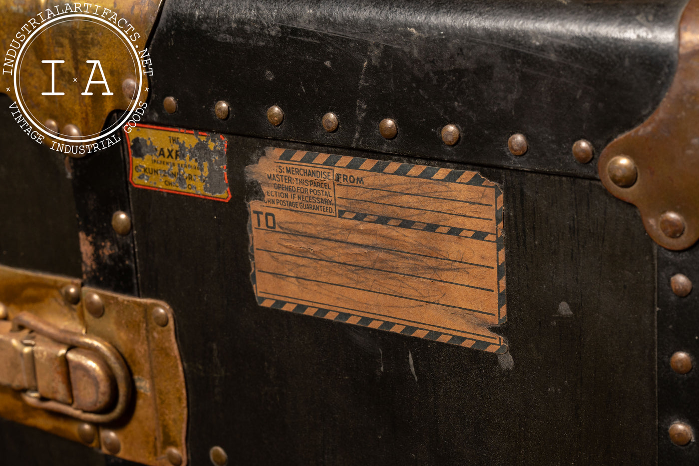 Early 20th Century Wardrobe Steamer Trunk