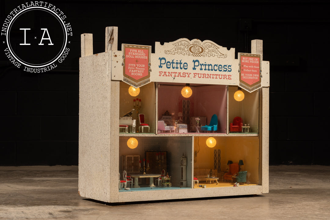 1960s Petite Princess Lighted Store Display Industrial Artifacts