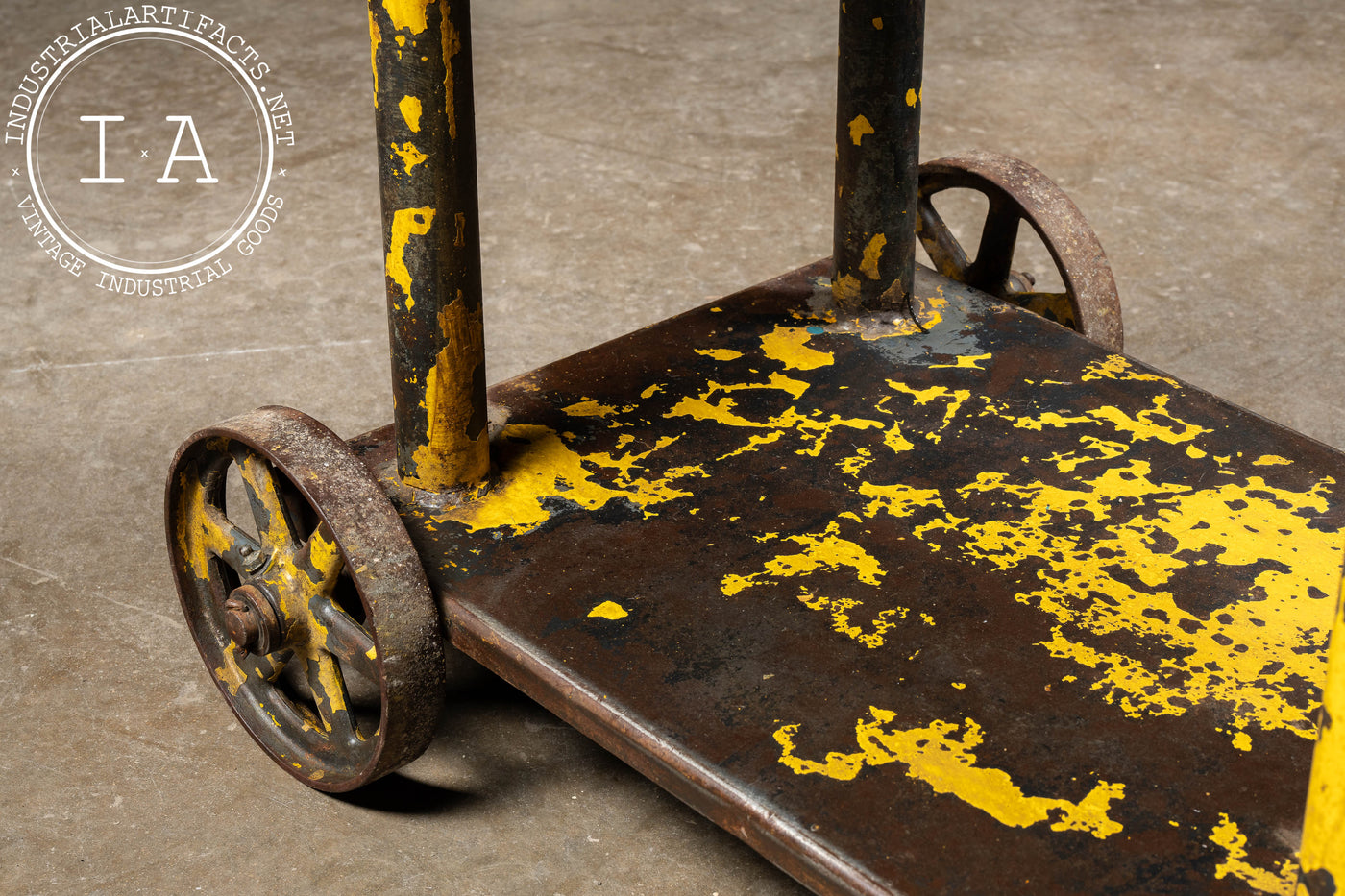 Original Industrial Steel Rolling Die Cart