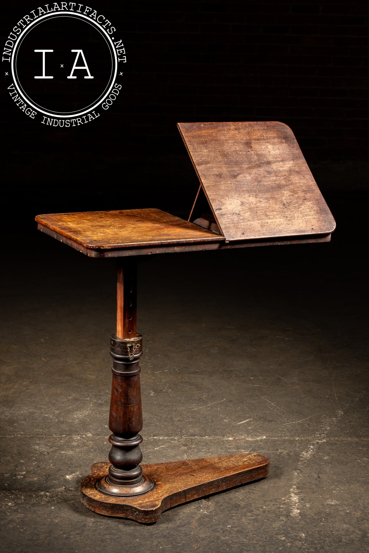 Late 19th Century Adjustable Over-Bed Reading Stand