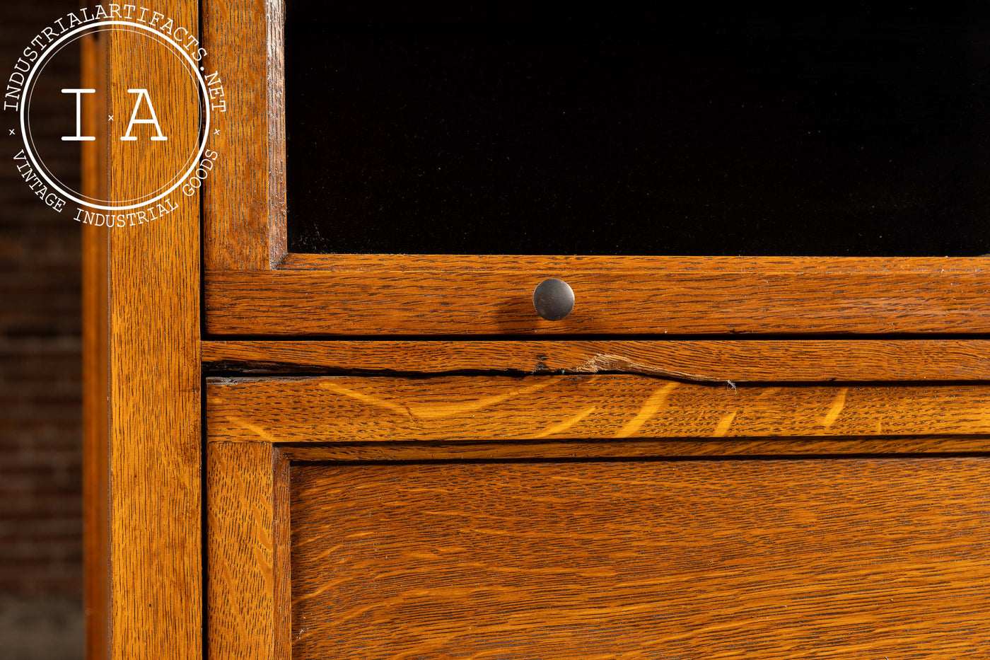 c. 1920 Arts and Crafts Barrister Kitchen Island