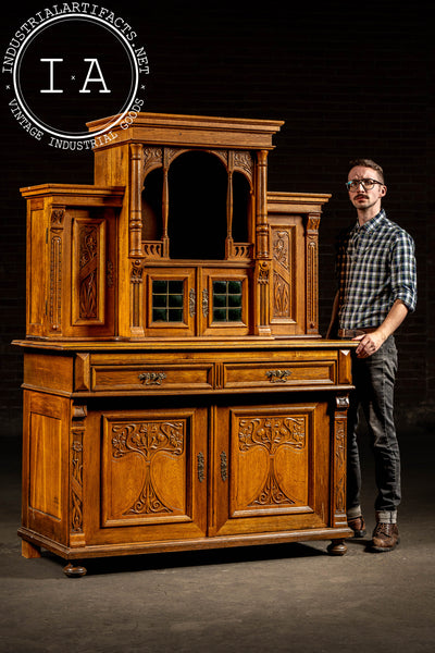 c. 1872 German Gothic Revival Parlor Cabinet