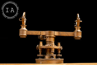 Antique Solid Brass Surveyor Transit