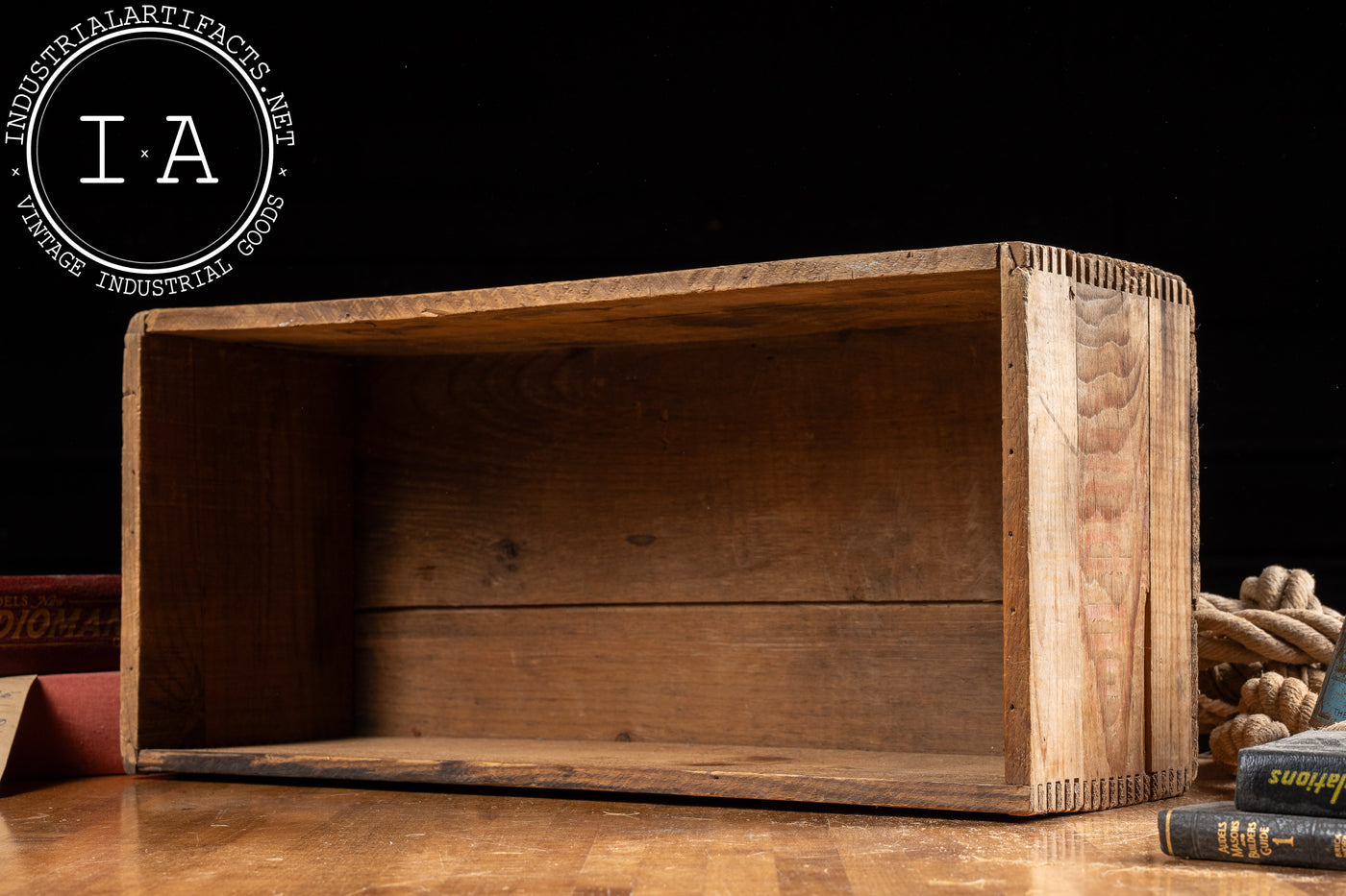 Vintage DuPont Monobel High Explosives Wooden Crate