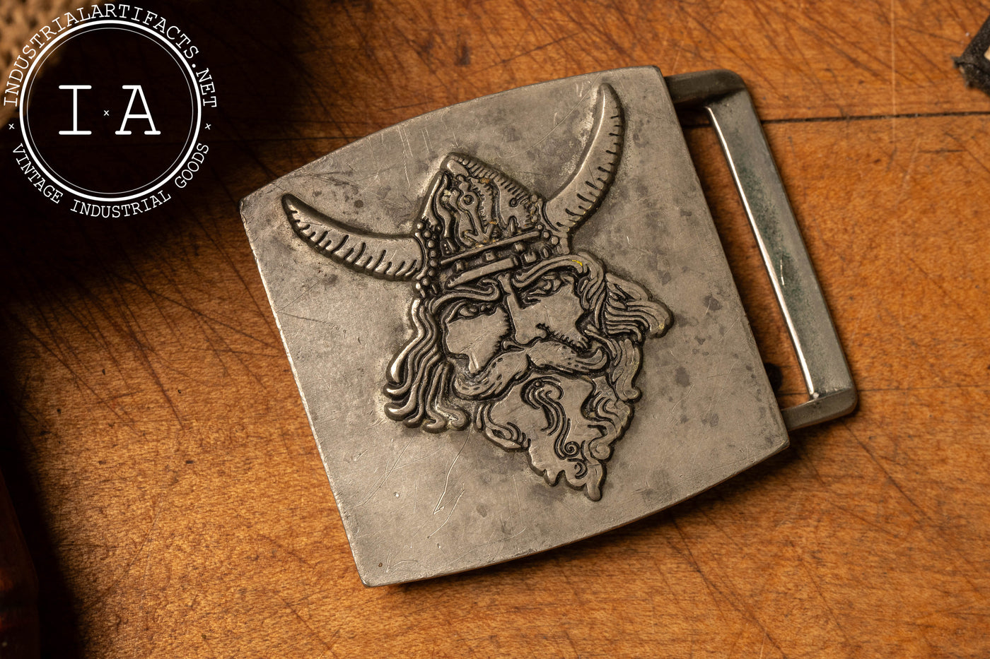 Pewter Viking Belt Buckle