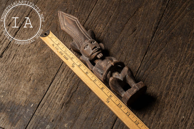Vintage Wooden Indonesian Adu Zatua Sculpture
