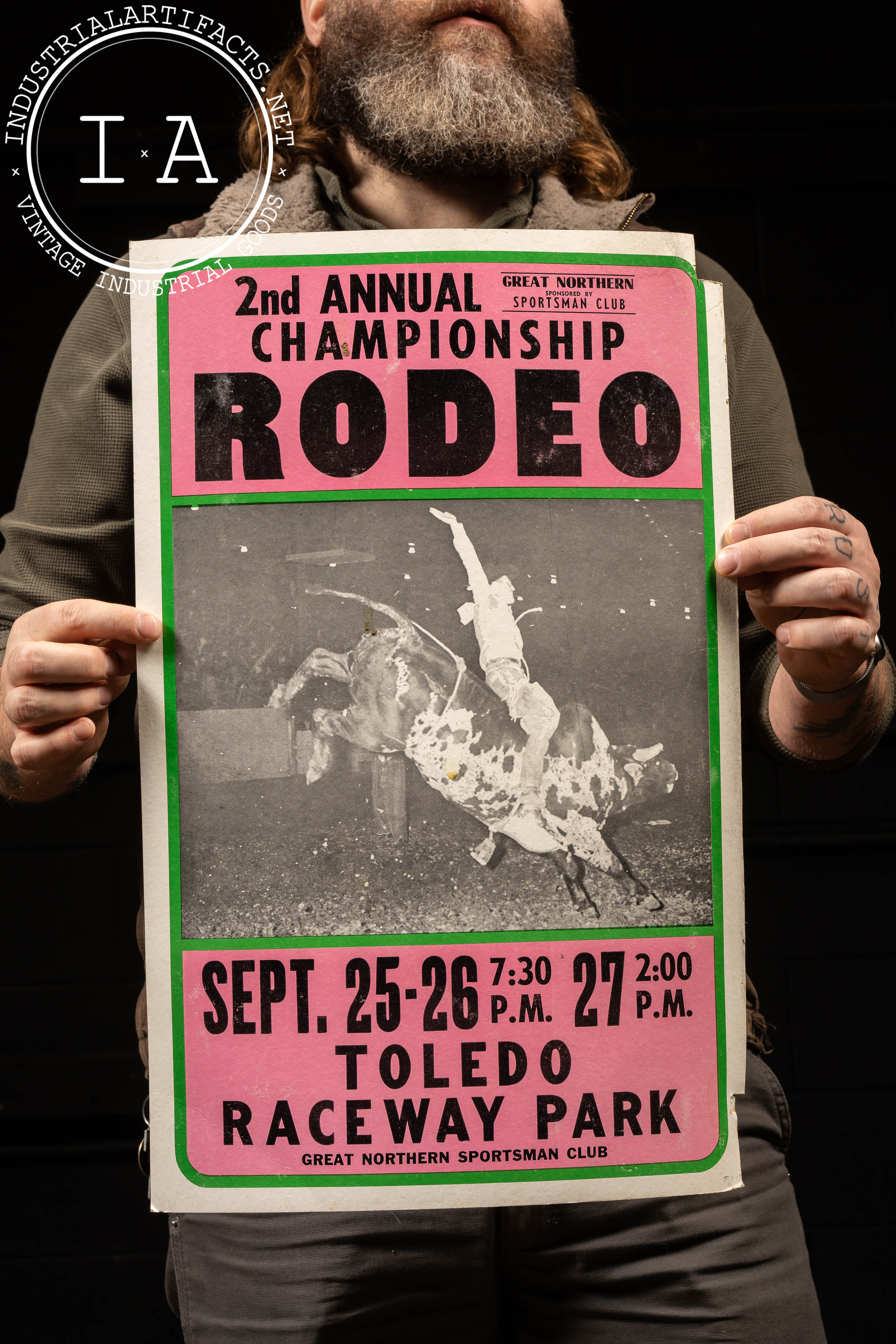 Vintage Toledo Rodeo Poster – Industrial Artifacts