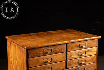 Early 20th Century Wooden Document Cabinet