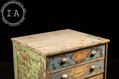 Early Pine Dresser with Distressed Paint