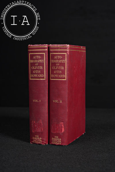 Autobiography of Oliver Otis Howard, Two-Volume Set with Signed Note