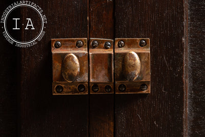 Early 20th Century Quarter-Sawn Oak Clawfoot 18-Drawer Card Catalog