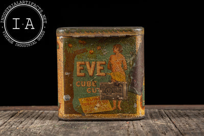 Eve Cube Cut Tin by Globe Tobacco Co.