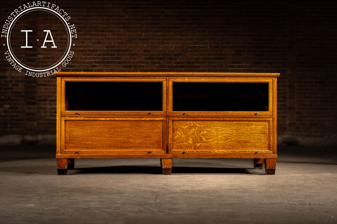 c. 1920 Arts and Crafts Barrister Kitchen Island