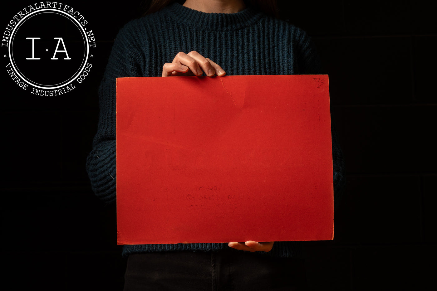 Vintage Cardstock Infantile Paralysis Quarantine Warning Sign