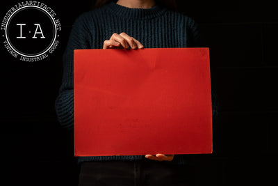 Vintage Cardstock Infantile Paralysis Quarantine Warning Sign