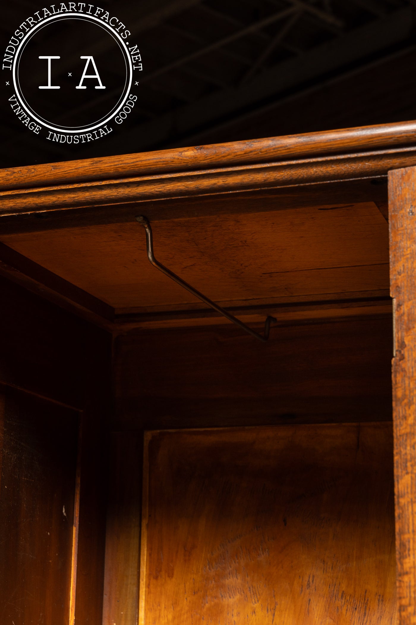 Antique Quarter Sawn Armoire Cabinet by Aurora Furniture Co.