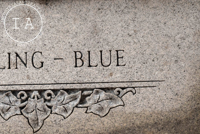 Vintage Salesman Sample Headstone in Case