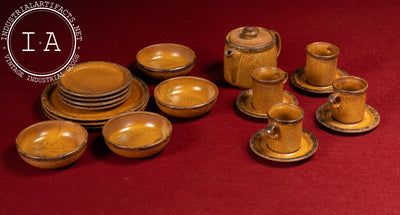 Vintage 20-Piece McCoy Pottery "Canyon Mesa" Dinner & Tea Set