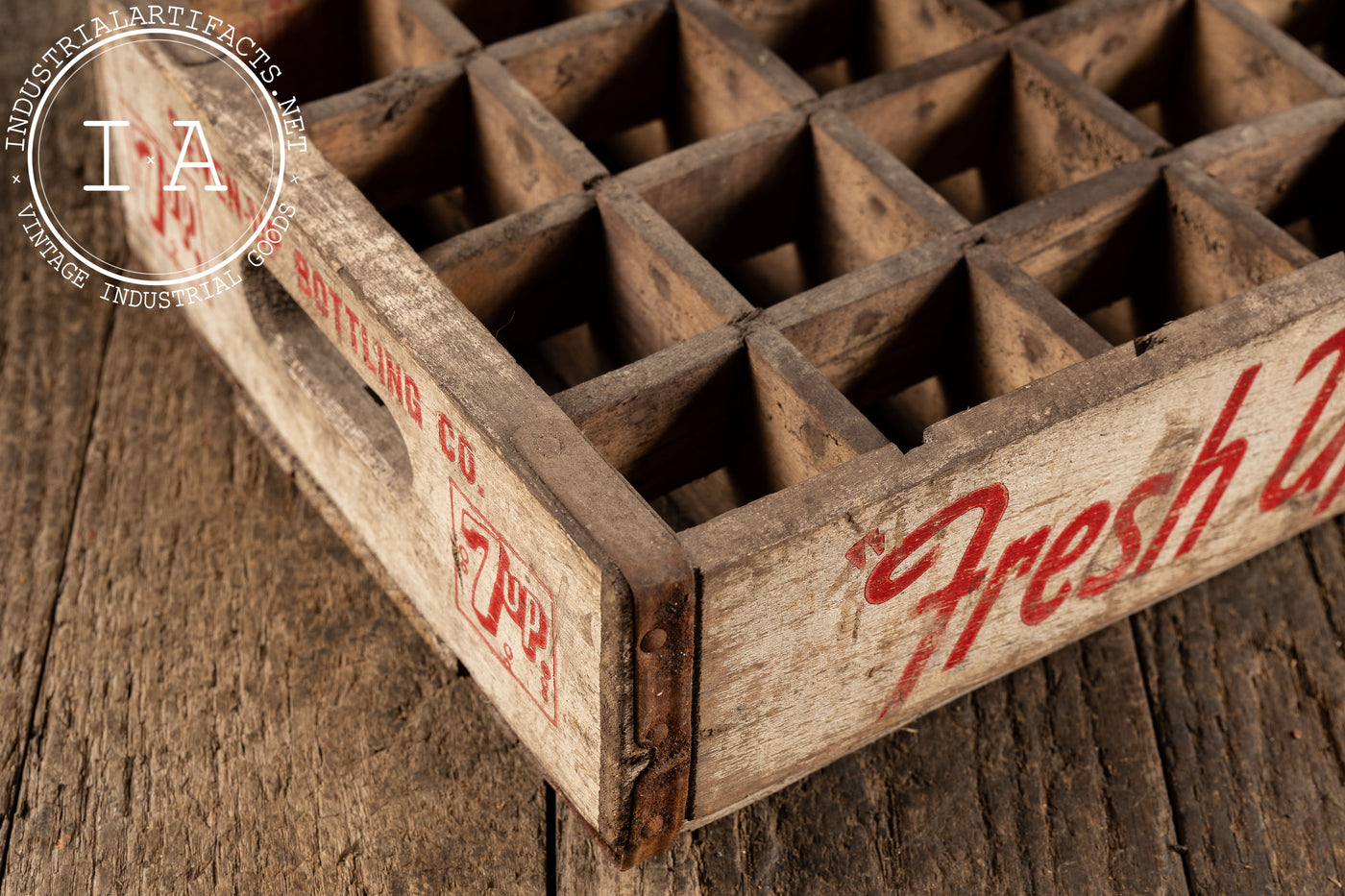 c. 1940 7 Up Wooden Crate