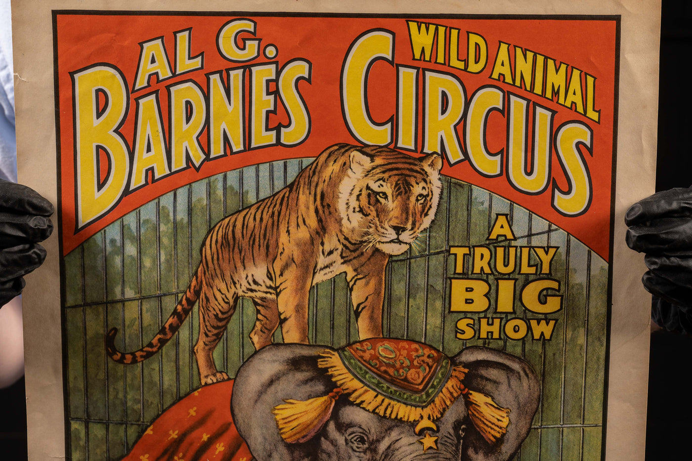 c. 1960 Al G. Barnes Wild Animal Circus Poster