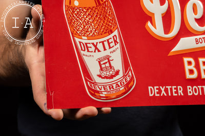 Vintage Dexter Beverages Embossed Tin Sign