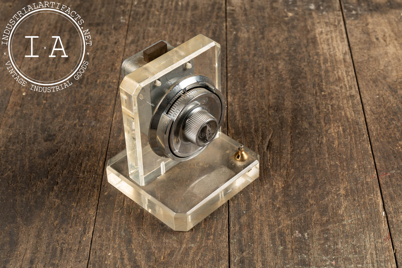 Vintage Permutation Lock Demonstrator by Sargent & Greenleaf