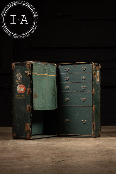 Antique Hartmann Wardrobe Trunk