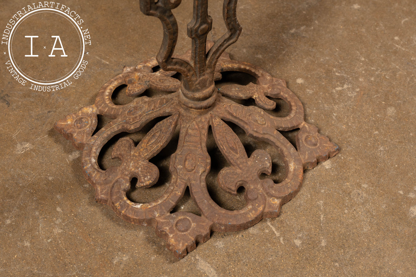 Early 20th Century Cast Iron Ashtray Stand