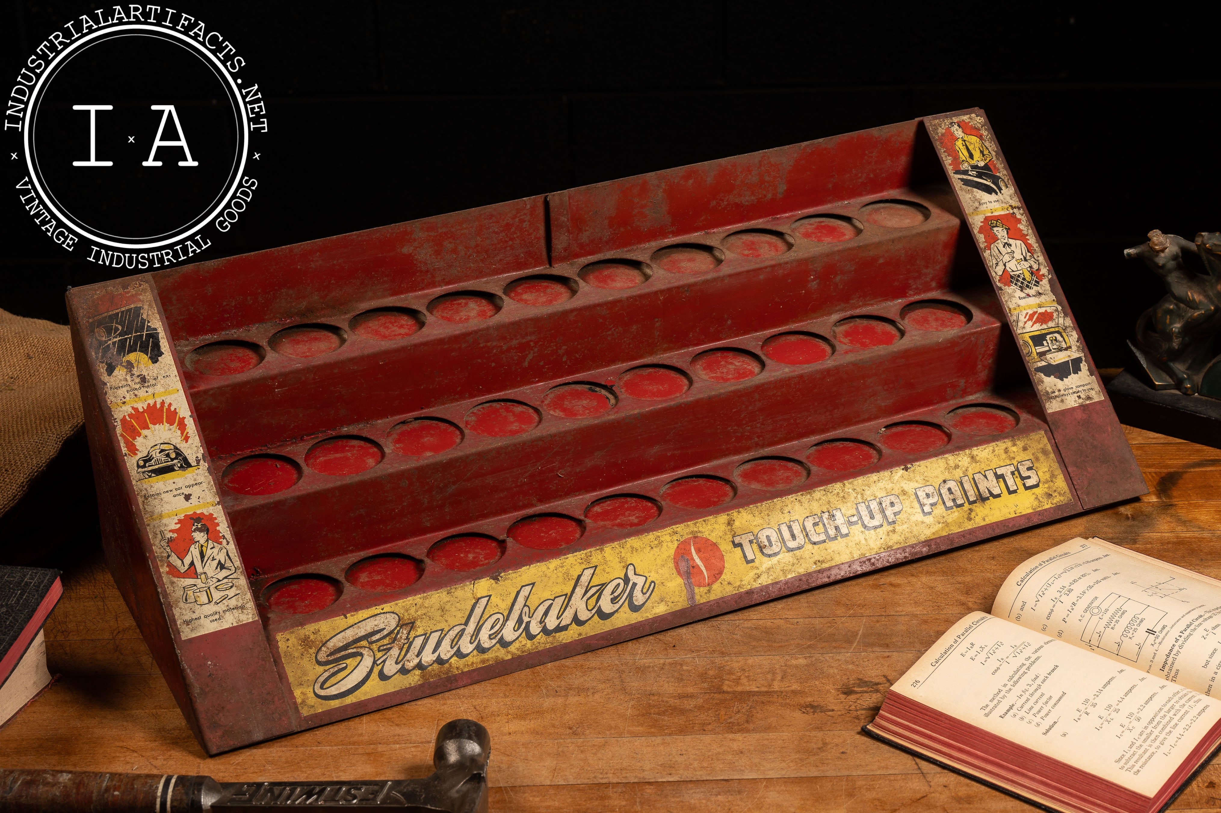 Vintage Studebaker Touch-Up Paint Point-of-Sale Display – Industrial ...