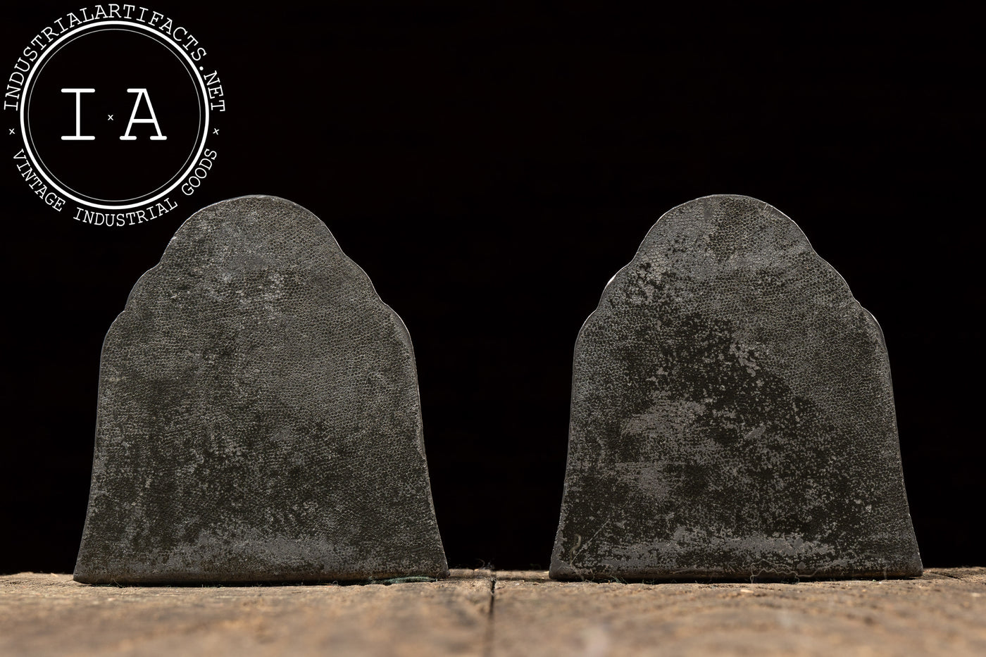 Painted Cast Iron Ship Bookends