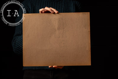 Vintage Cardstock Chicken Pox Quarantine Warning Sign