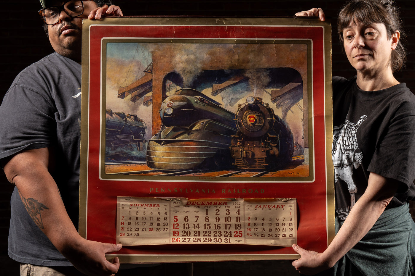 1937 Pennsylvania Railroad Calendar