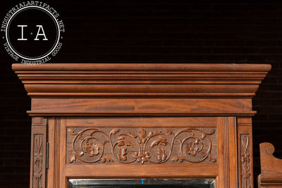Late 19th Century Arts & Crafts 3-Section Cabinet by Edwards & Sons