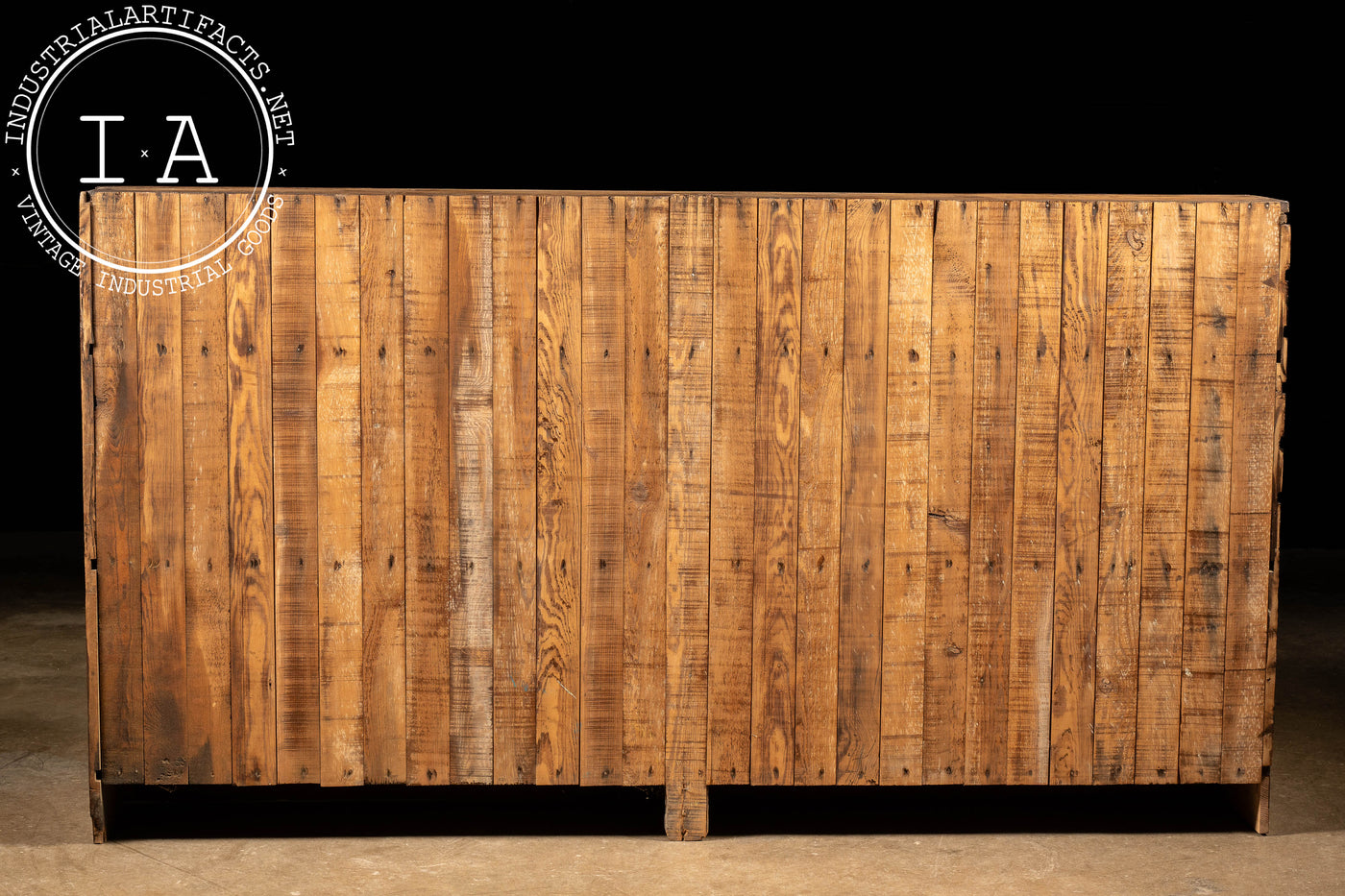 Early 20th Century Oak 12-Drawer Haberdashery Cabinet